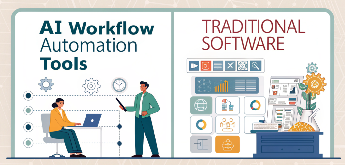 AI workflow automation tools vs traditional